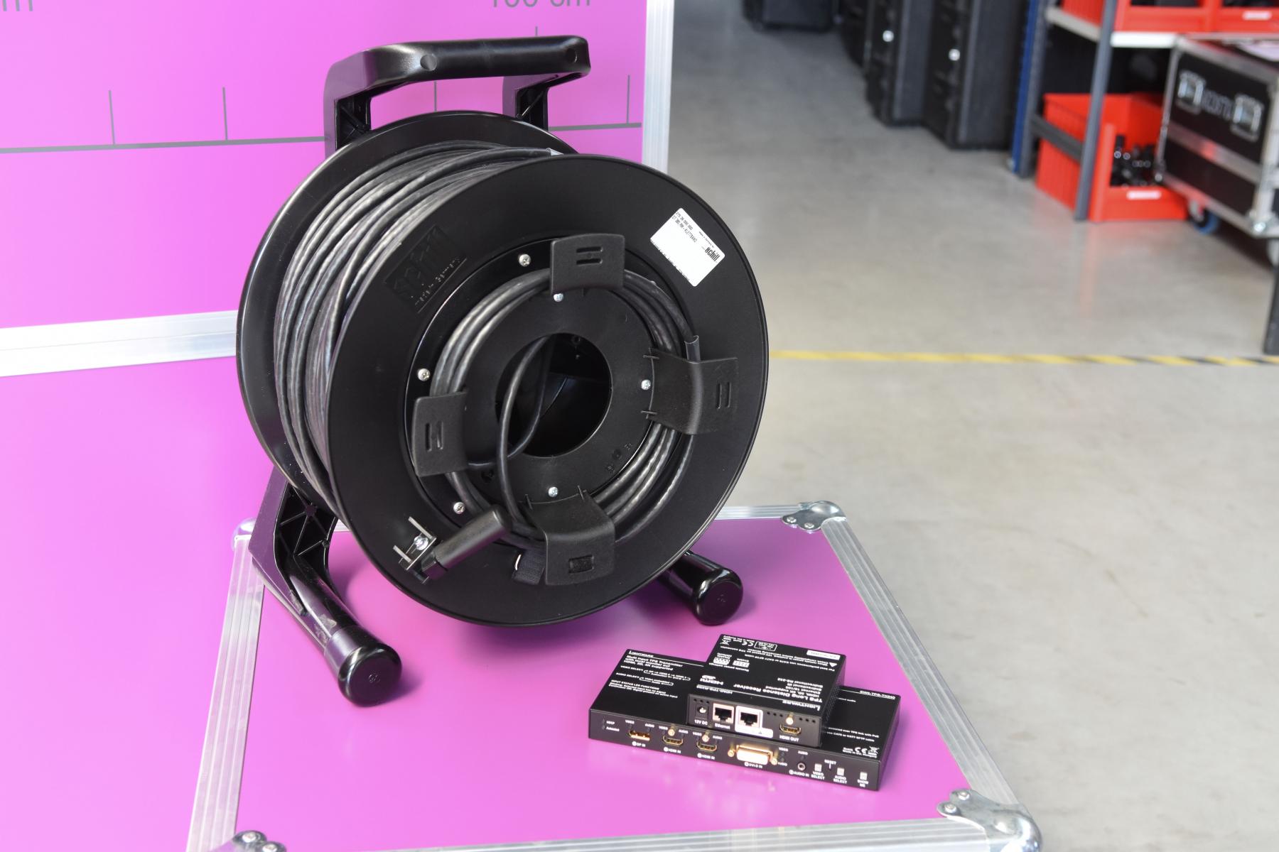 Lightware TPS series HDBaseT™ TX + RX + 100M CAT 7 DRUM huren bij STAKE5.be