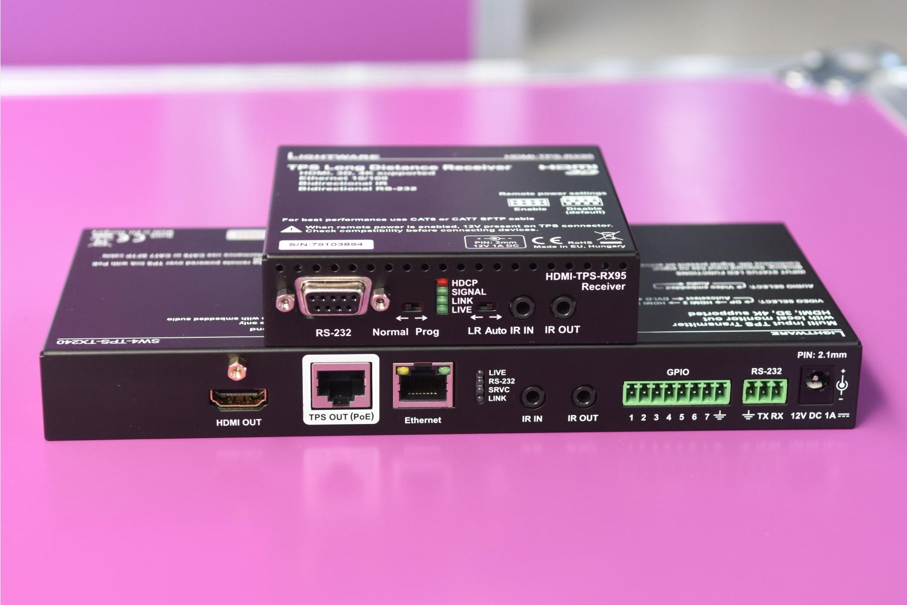 Lightware TPS series HDBaseT™ TX + RX + 100M CAT 7 DRUM huren bij STAKE5.be